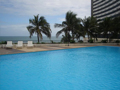 Área da piscina
