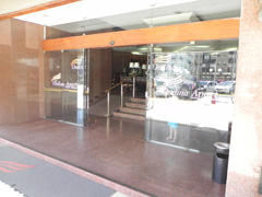 Entrada do hotel